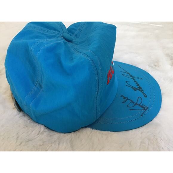 Autographed AC Delco Co Hat Strap signed Warren Johnson pro stock racing parts - Picture 5 of 9